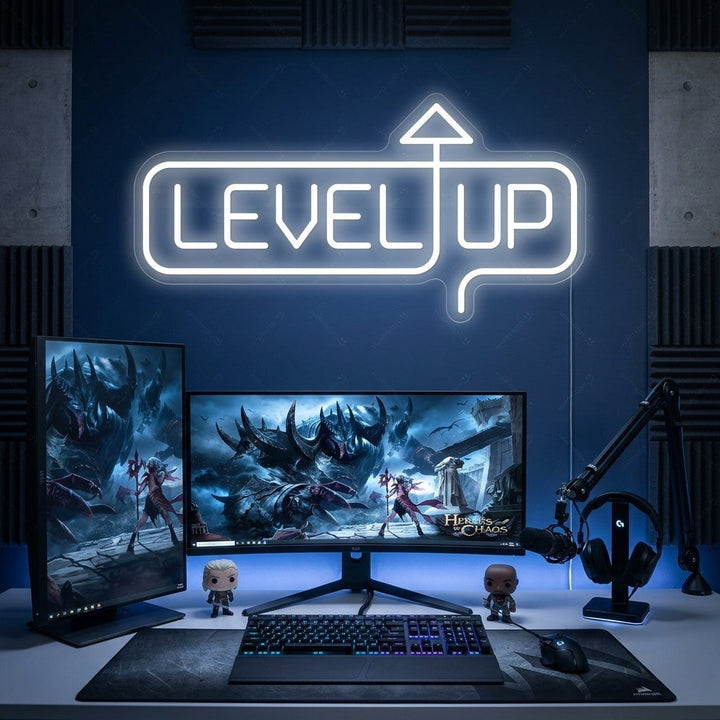 "Level Up" Insegna al neon