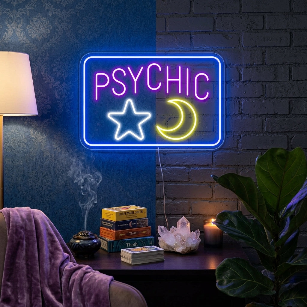 "Psychic" Insegna al neon