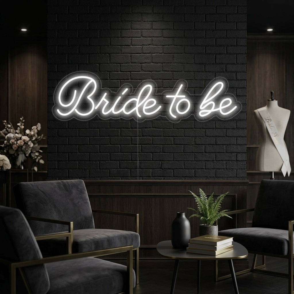 "Bride To Be" Insegna al neon