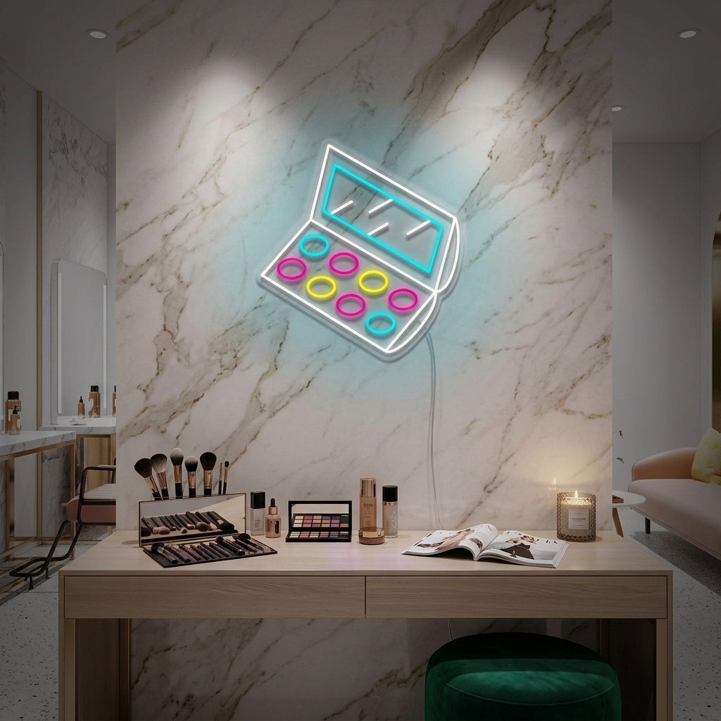 "Palette Di Ombretti" Insegna al neon