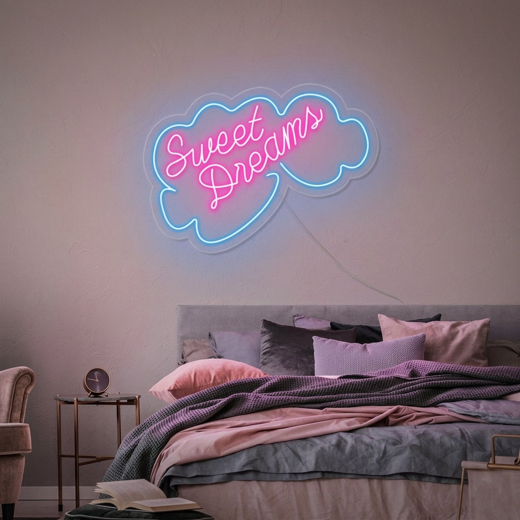 "Sweet Dreams" Insegna al neon