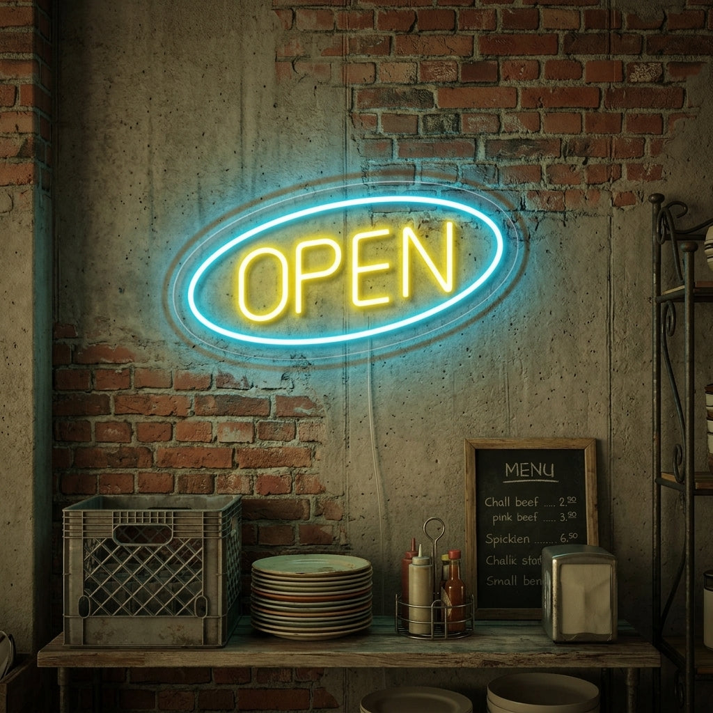 "Open" Insegna al neon