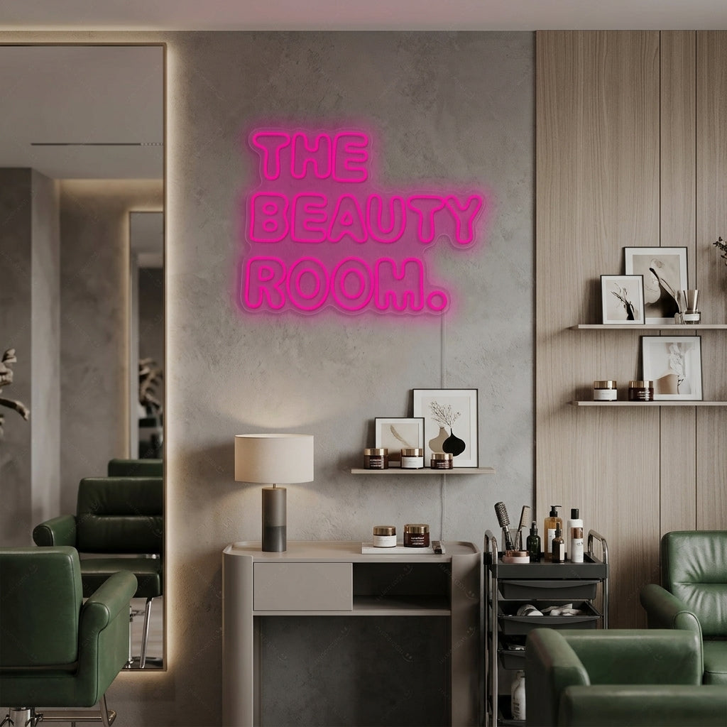 "The Beauty Room" Insegna al neon