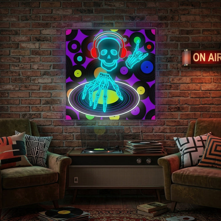 "Musica Flyer" Insegna al neon