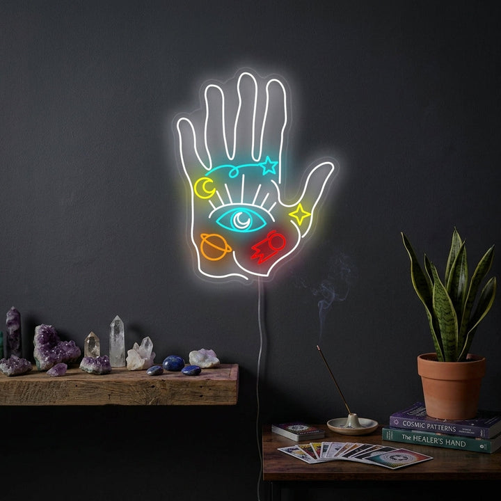 "Mano Spirituale" Insegna al neon