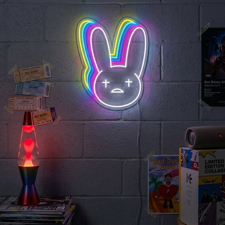"Bad Bunny Cantante E Rapper" Insegna al neon