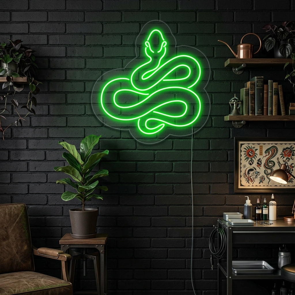 "Serpente" Insegna al neon