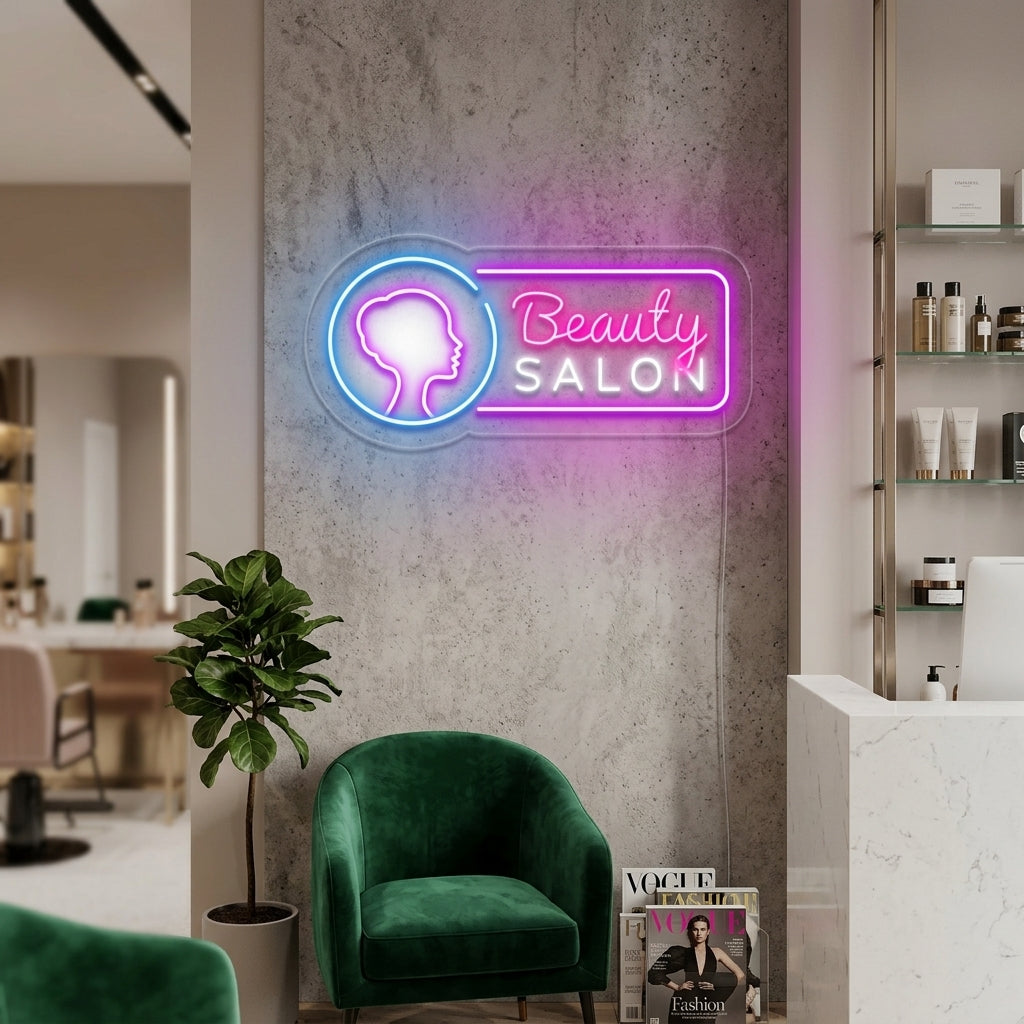 "Beauty Salon" Insegna al neon