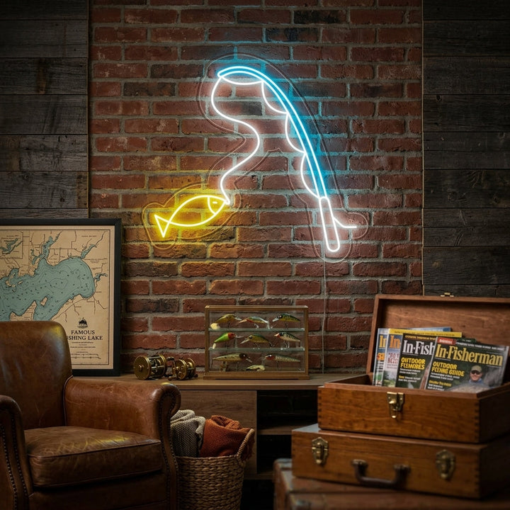 "Pesca" Insegna al neon