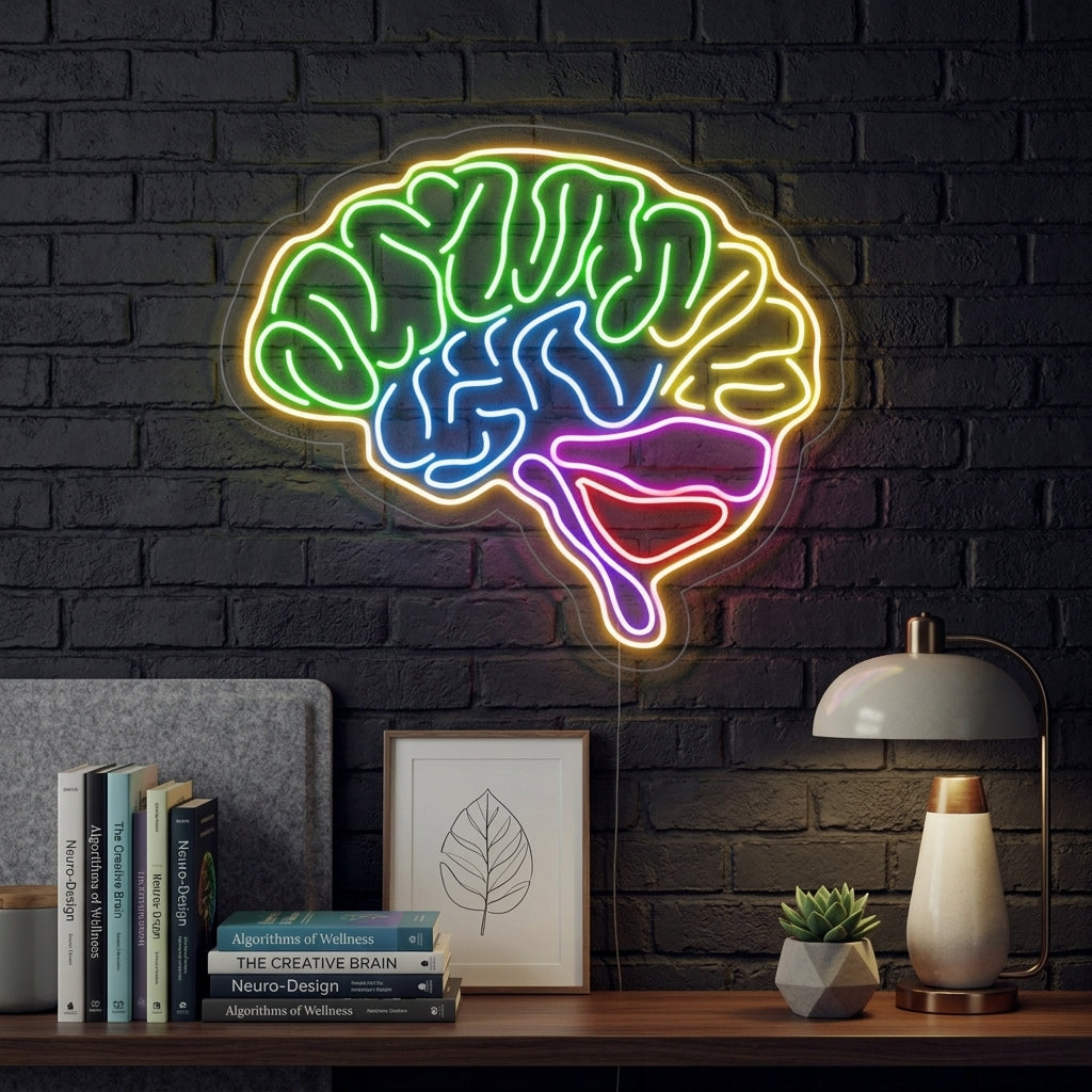 "Modello Di Cervello" Insegna al neon
