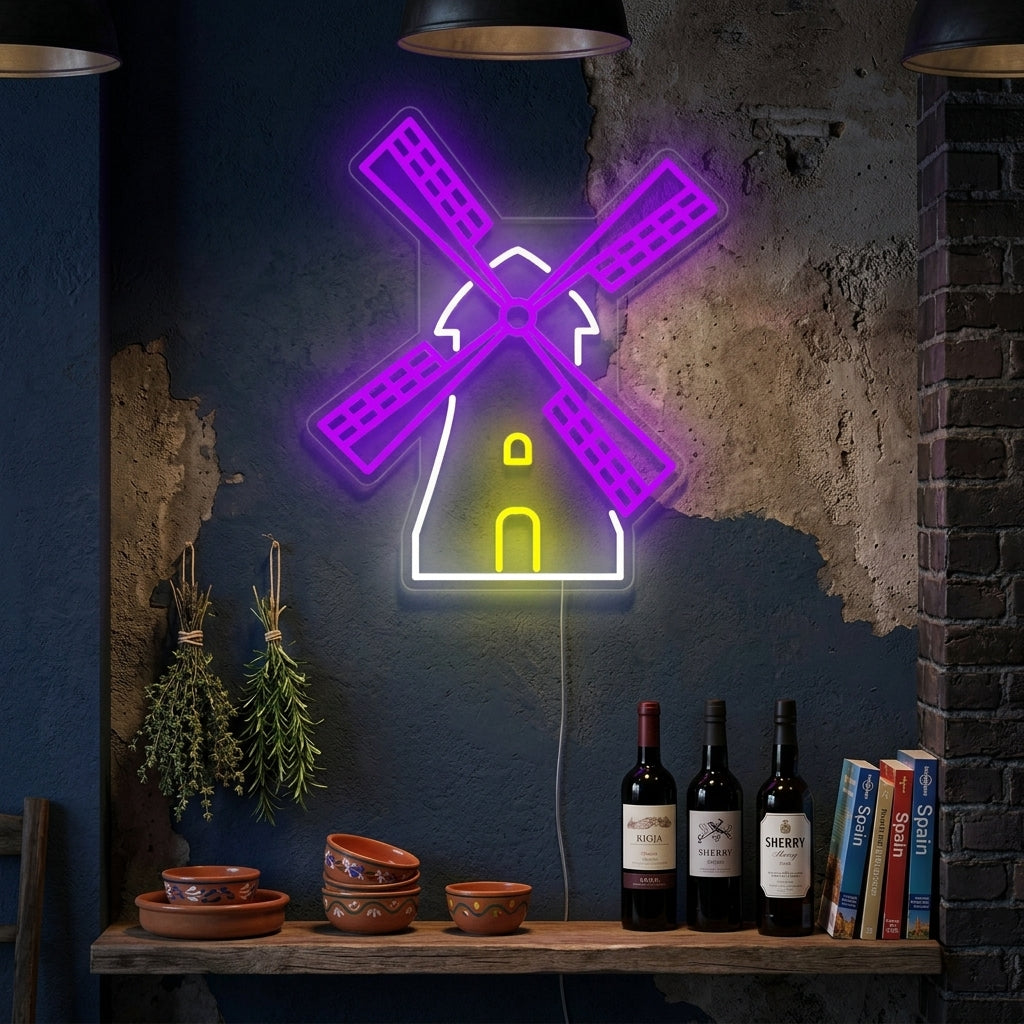 "Spagna Consuegra" Insegna al neon