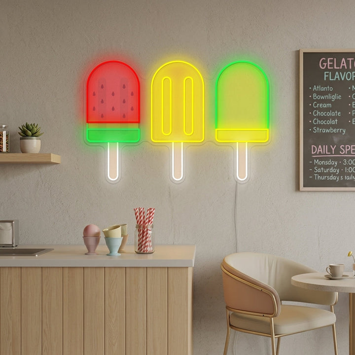 "Bar del gelato" Insegna al neon