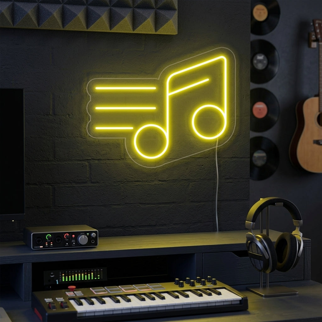 "Nota Musicale" Insegna al neon
