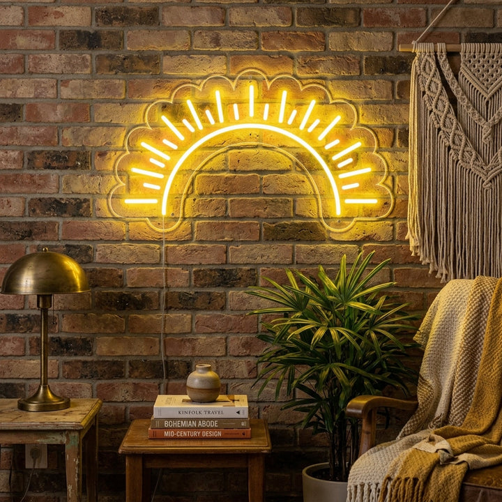 "Sole, Tramonto" Insegna al neon
