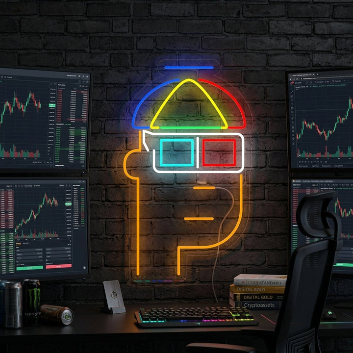 "Scimmia NTD" Insegna al neon