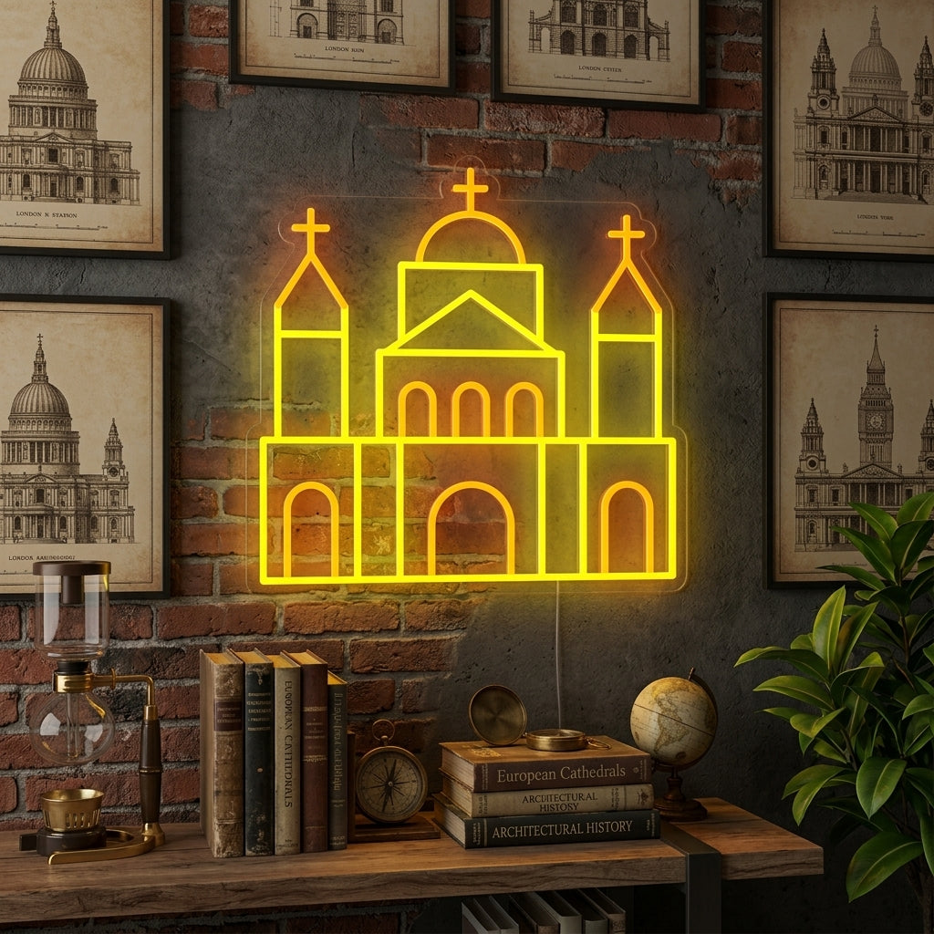 "Cattedrale Di San Paolo Di Londra" Insegna al neon