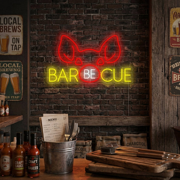 "Barbecue" Insegna al neon