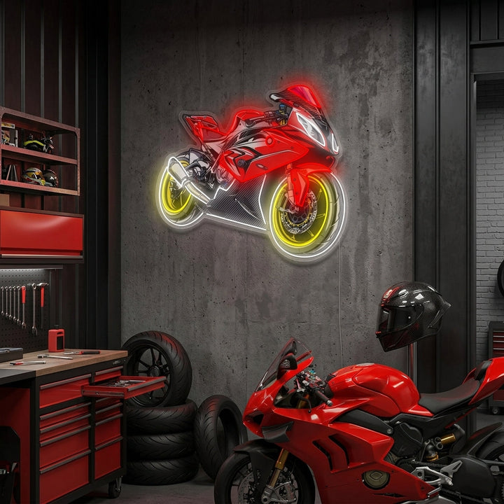 "Motociclo" Insegna al neon
