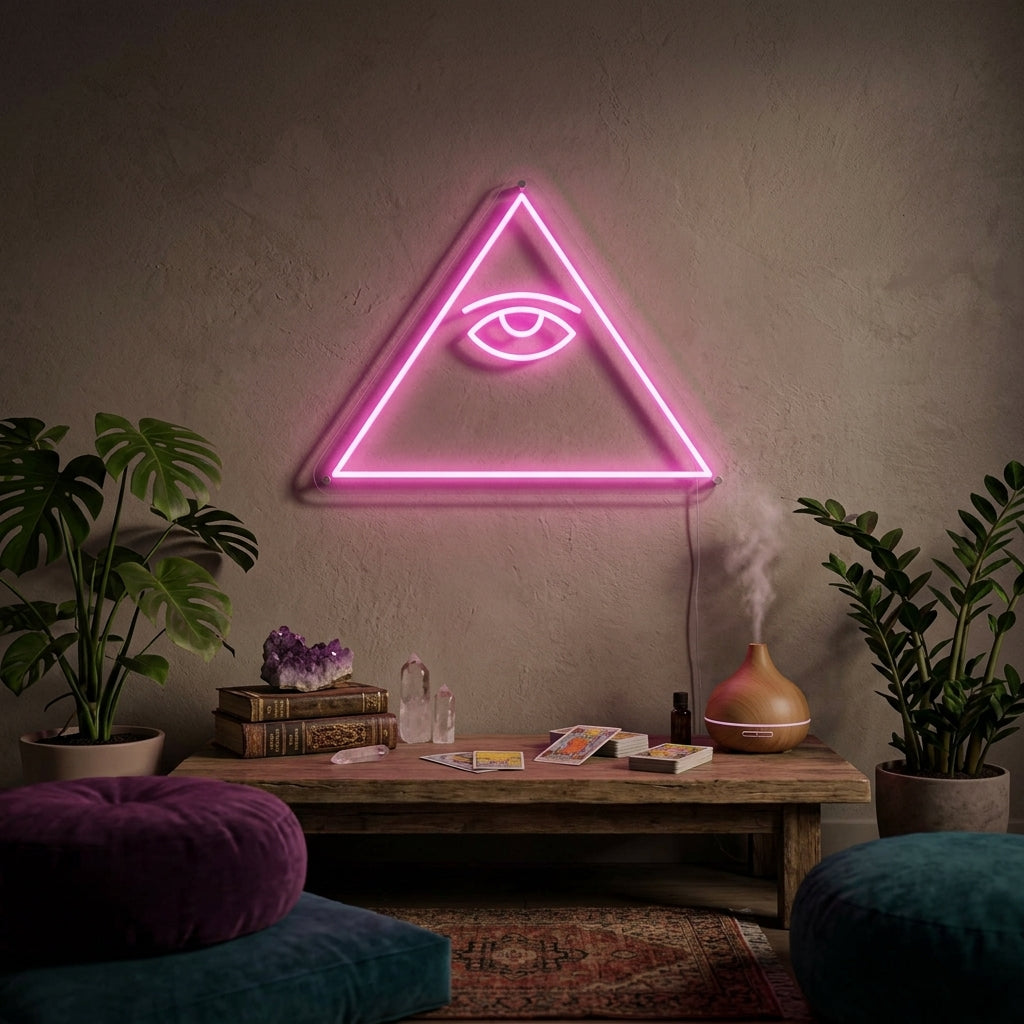 "Occhio Psichico" Insegna al neon