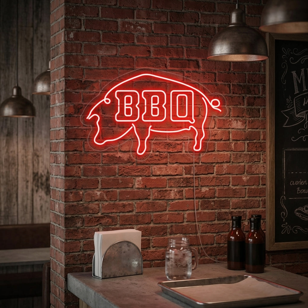 "BBQ" Insegna al neon