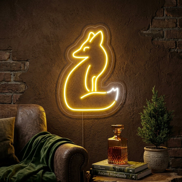 "Volpe" Insegna al neon