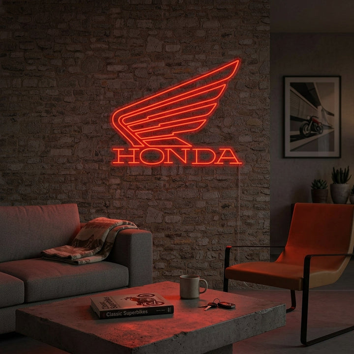 "Logo Di Honda" Insegna al neon