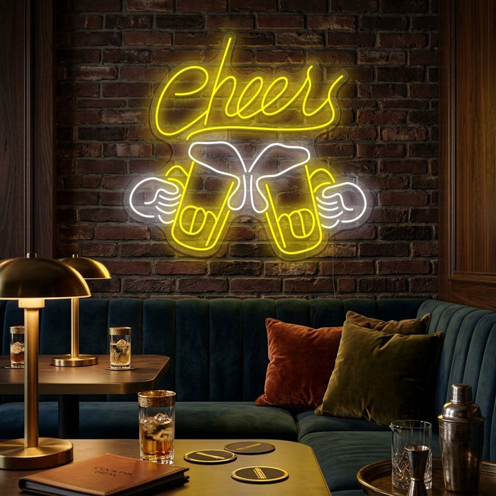 "Cheers" Insegna al neon