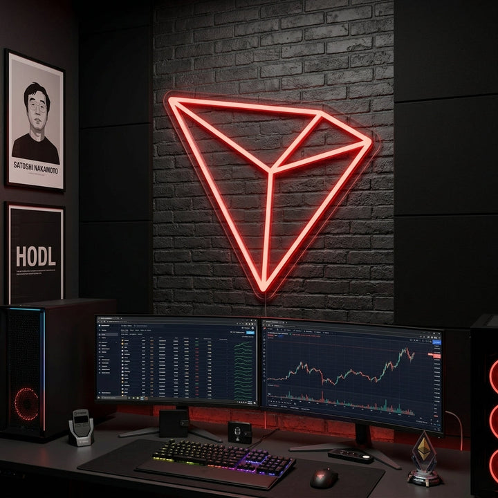 "Logo Tron Trx" Insegna al neon