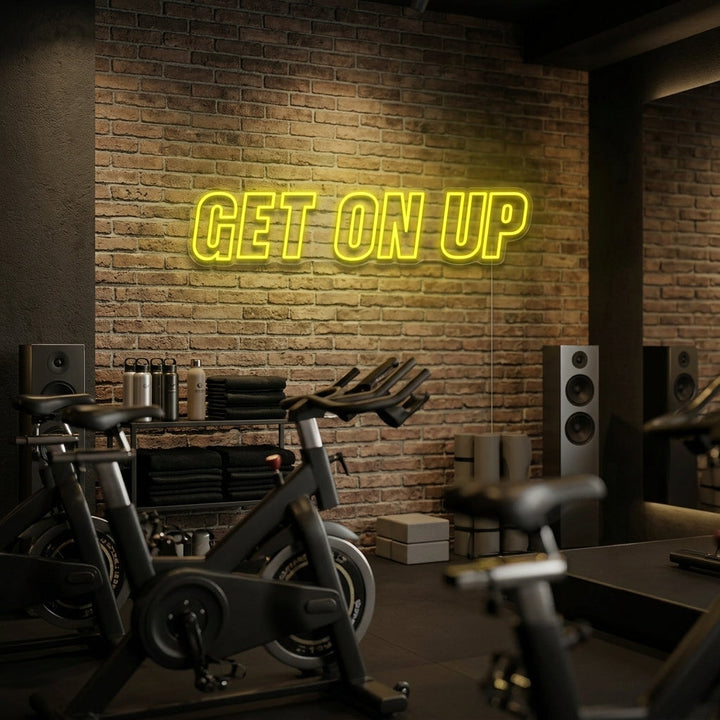 "Get On Up Palestra" Insegna al neon