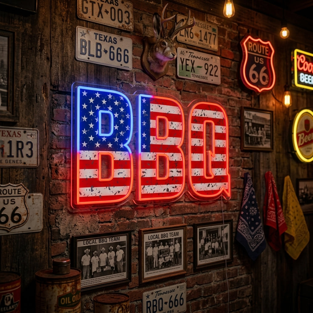 "BBQ" Insegna al neon