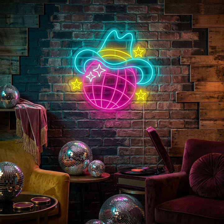 "Disco Ball" Insegna al neon