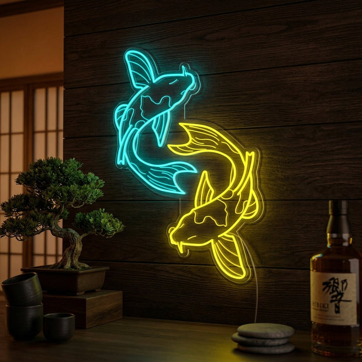 "Pesce Koi" Insegna al neon