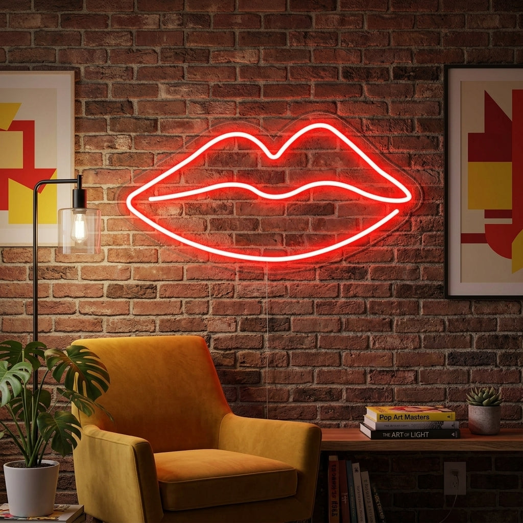 "Labbra" Insegna al neon