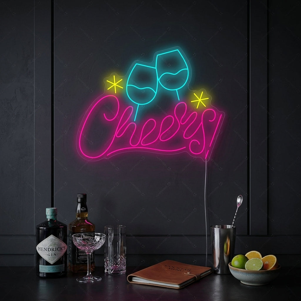 "Cheers" Insegna al neon