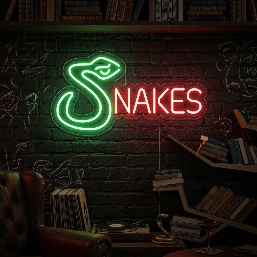 "Snakes" Insegna al neon