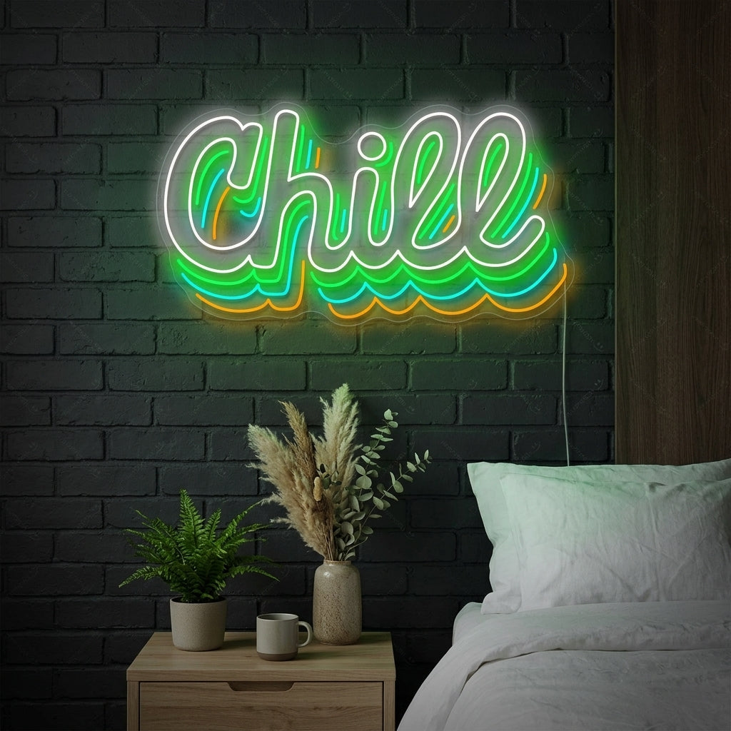 "Chill" Insegna al neon