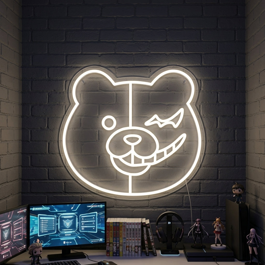 "Monokuma" Insegna al neon