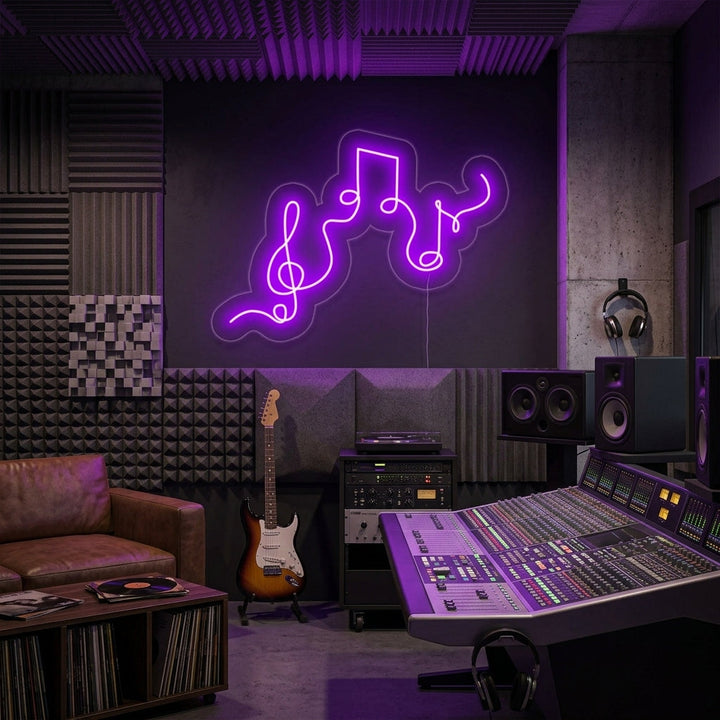 "Note Musicali" Insegna al neon