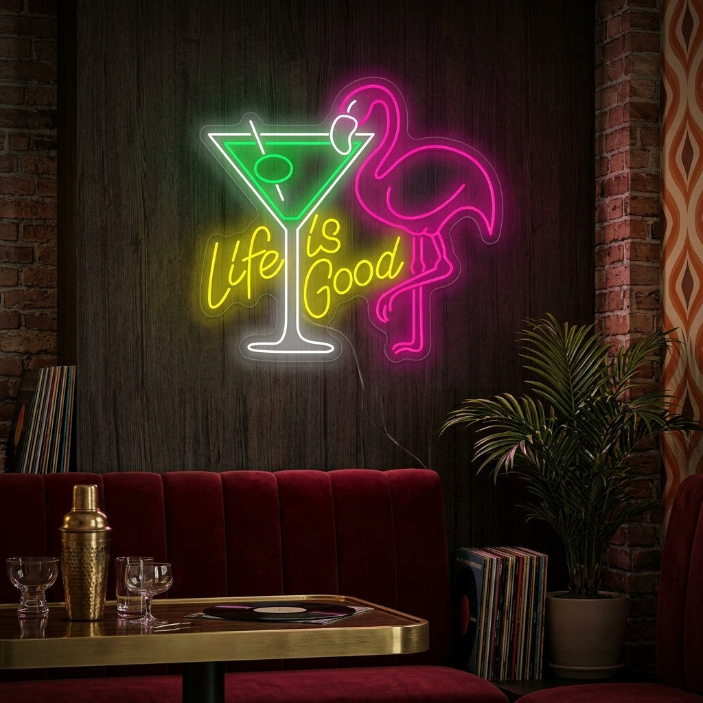 "Life Is Good" Insegna al neon