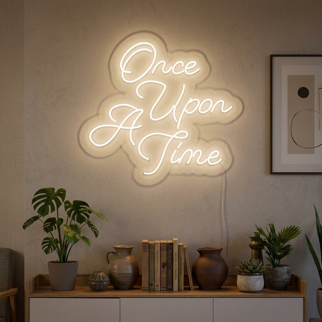 "Once Upon A Time" Insegna al neon