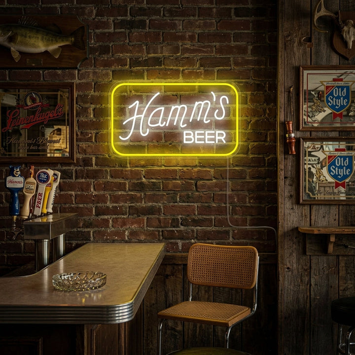 "Bar Hamms" Insegna al neon