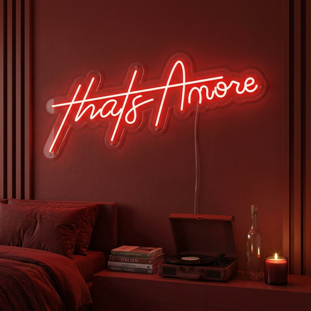 "Thats Amore" Insegna al neon