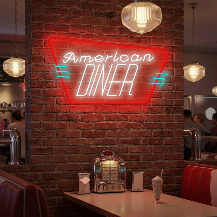 "American Diner" Insegna al neon