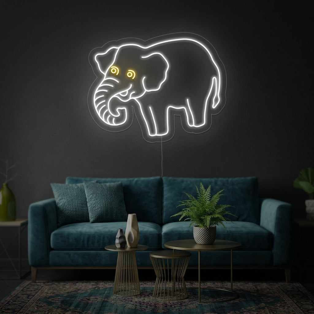 "Elefante" Insegna al neon