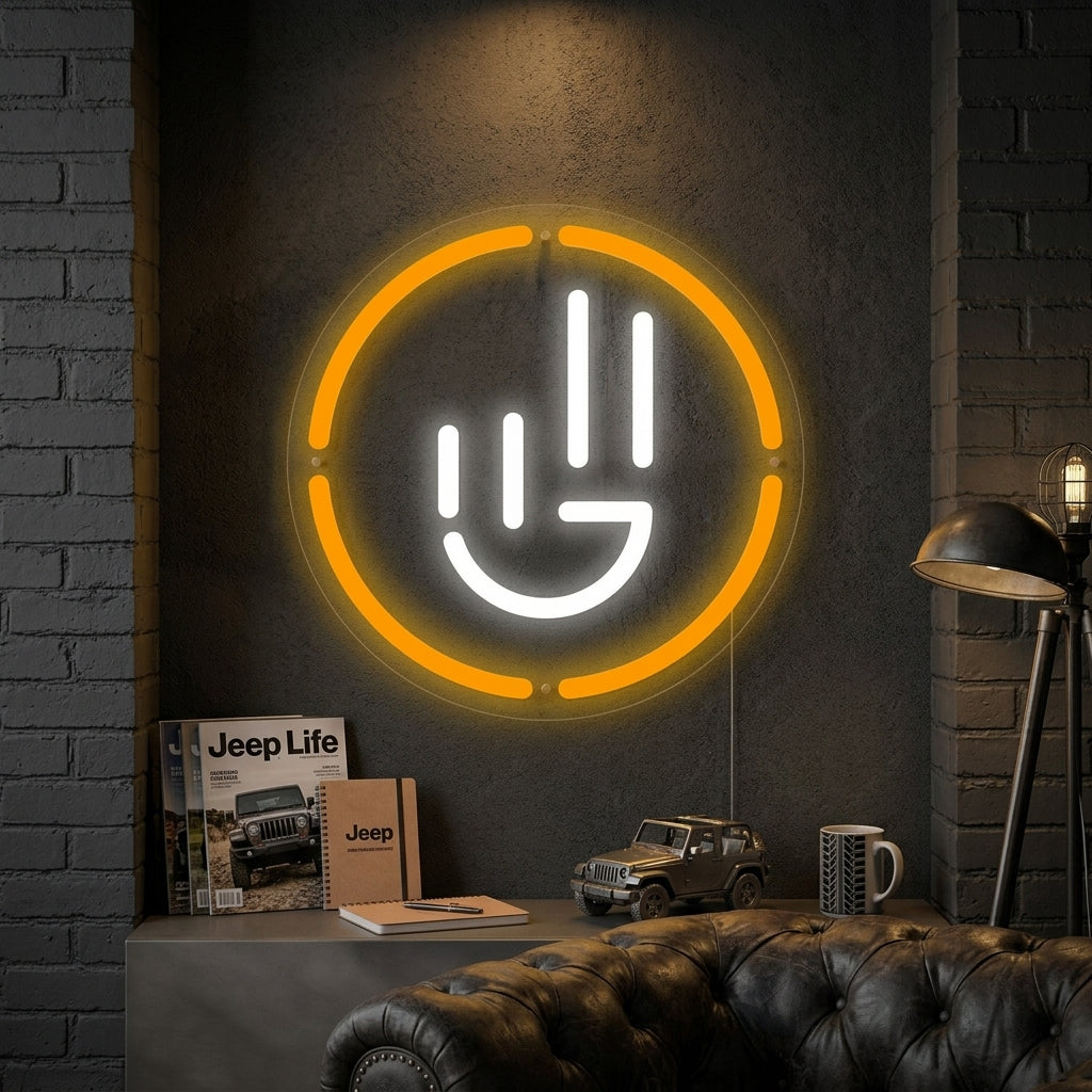 "Programma Di Assistenza Clienti Jeep Wave" Insegna al neon