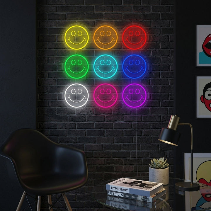 "Sorriso" Insegna al neon