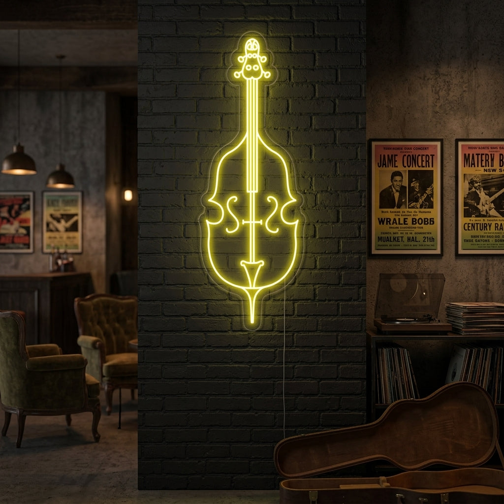 "Violoncello" Insegna al neon