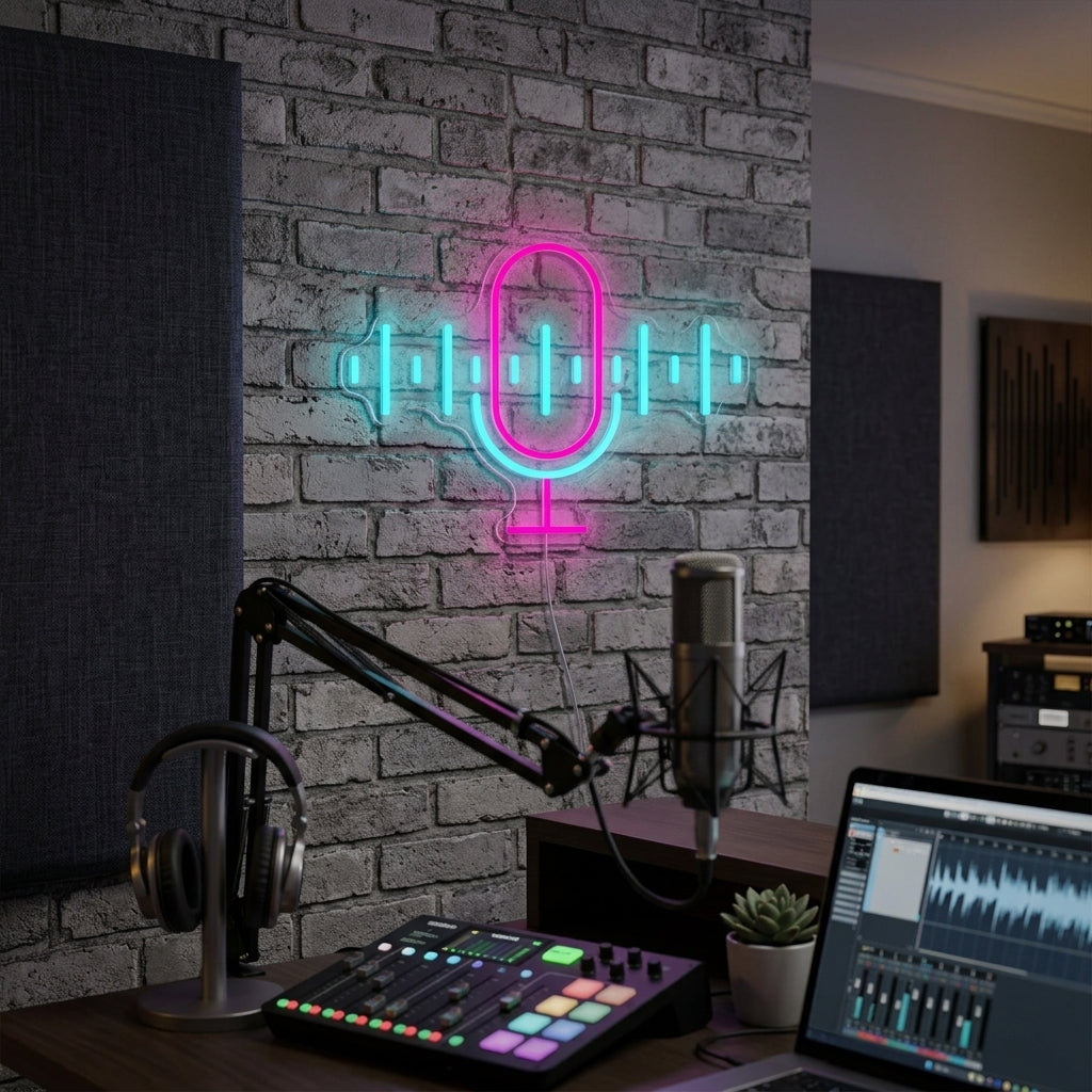 "Podcast" Insegna al neon