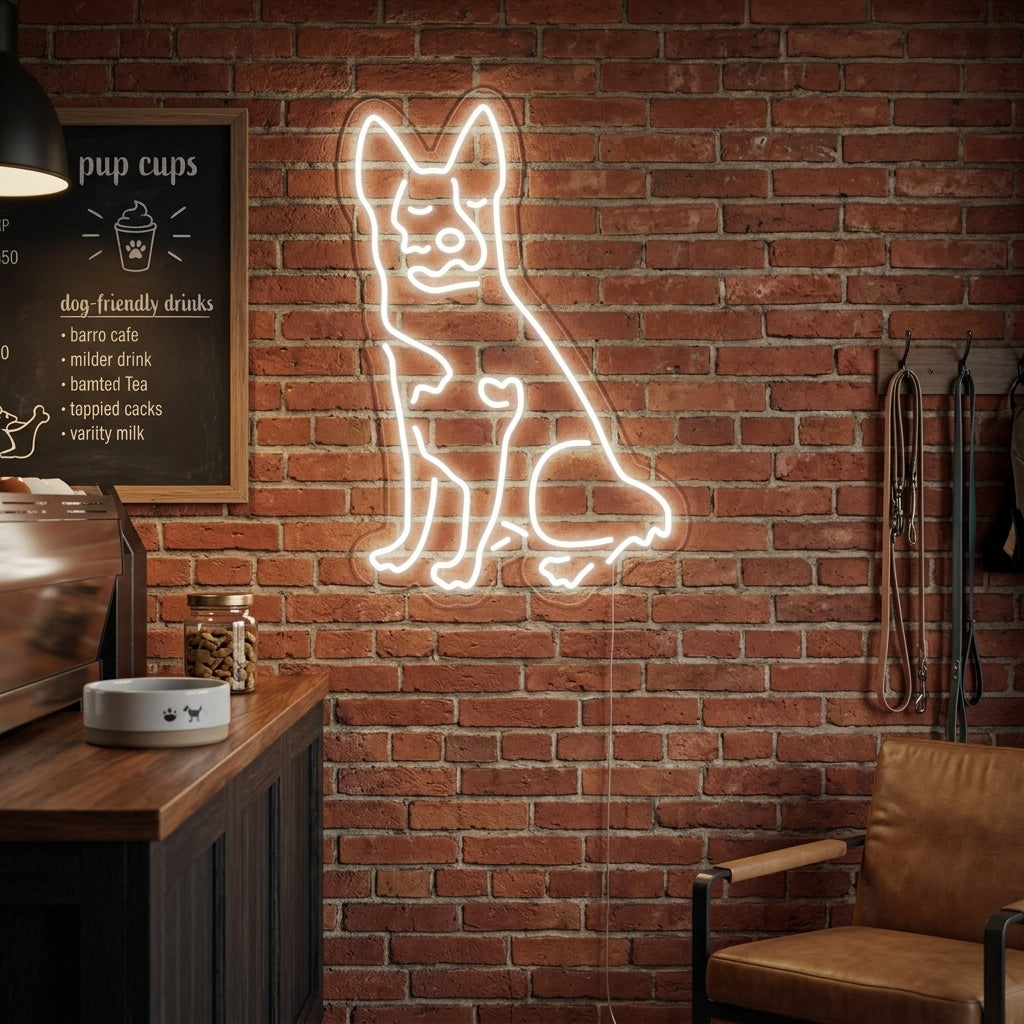 "Cane Drovers" Insegna al neon