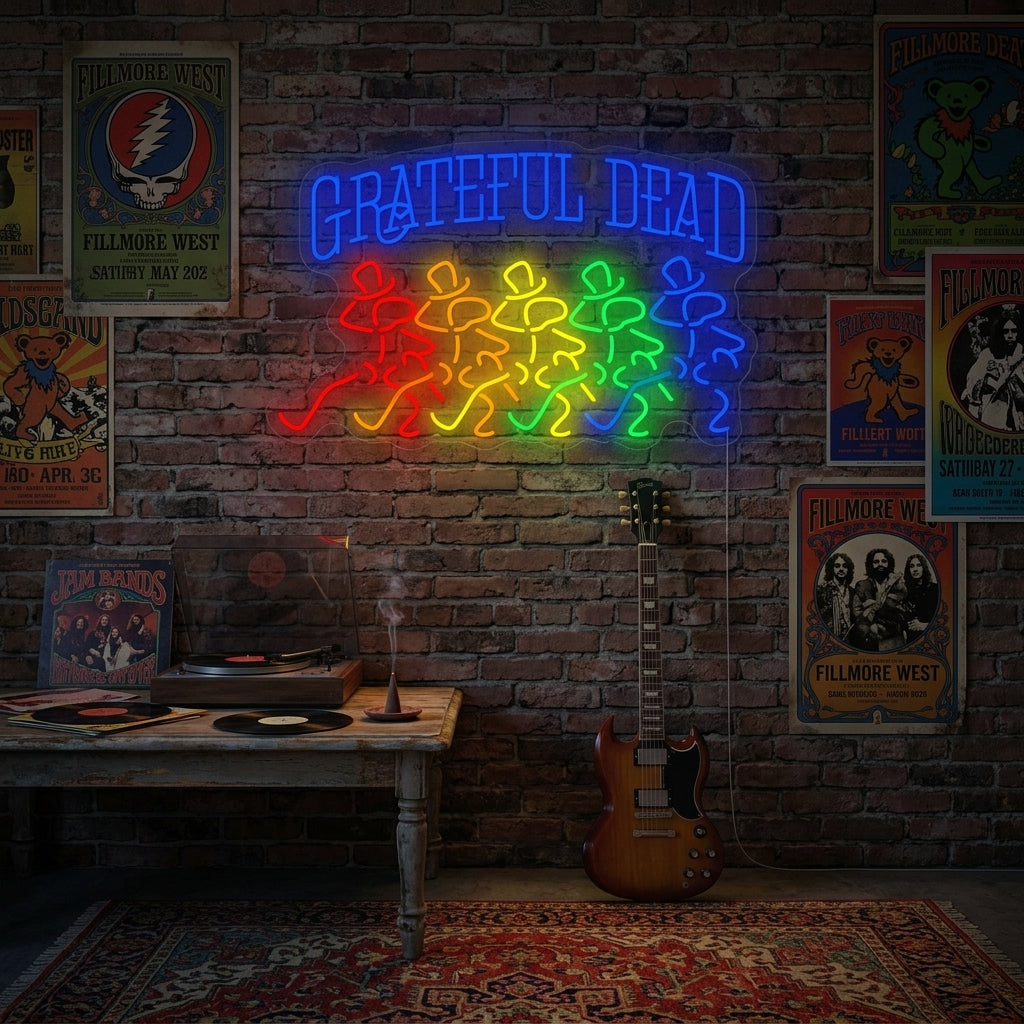 "Grateful Dead" Insegna al neon
